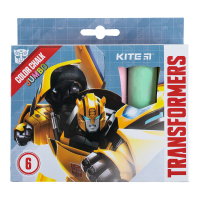 Jumbo Transformers Kite colored chalk, 6 colors (TF24-073)