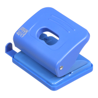 Buromax plastic hole punch, up to 20 sheets, 120 x 82 x 53 mm, blue (BM.4017-02)