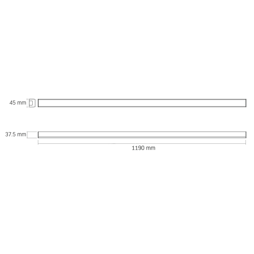 Світильник Videx LED BN03 50W 1.2М 5000K 220V (VL-BN03-50125B)