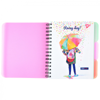 Yes A5 notebook Rainy day 144 sheets plastic cover (681968)