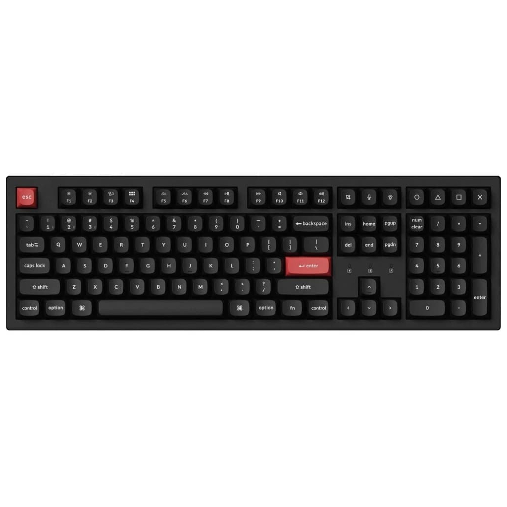 Клавіатура Keychron K10 PRO K pro Brown QMK Wireless/Bluetooth/USB-A UA Black (K10P-B3-UA)