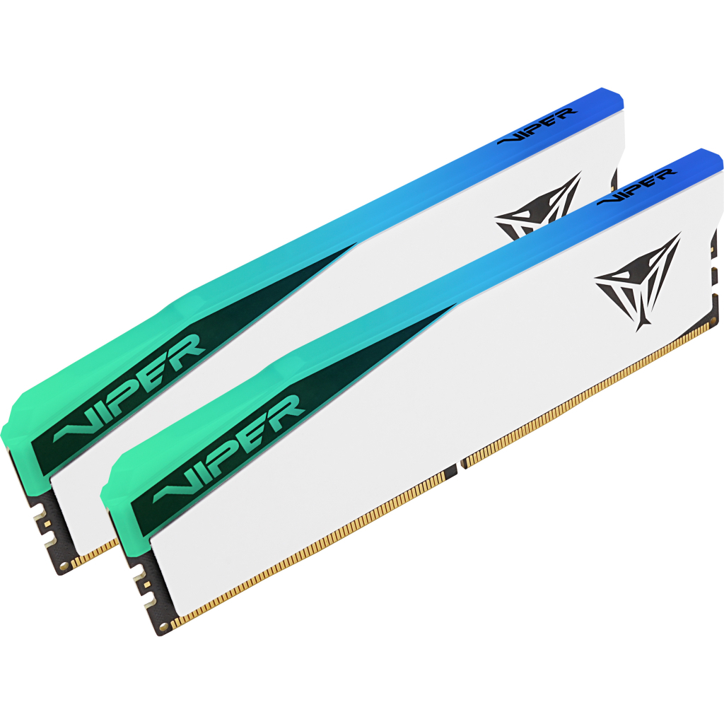 Модуль пам'яті для комп'ютера DDR5 32GB (2x16GB) 7000 MHz Viper Elite 5 RGB Patriot (PVER532G70C38KW)