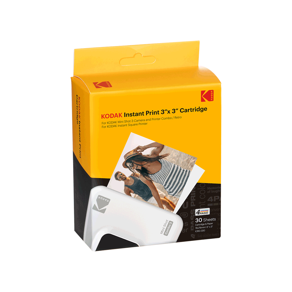 Фотопапір Kodak Instant Print 3x3" *30p, for Mini 3 Retro, Mini Shot 3 (ICRG-330)