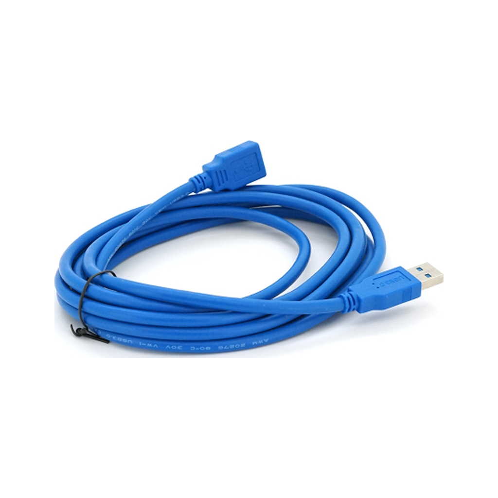 Дата кабель USB 3.0 AM/AF 3.0m blue Voltronic (YT-3.0AM\AF-3.0BL)