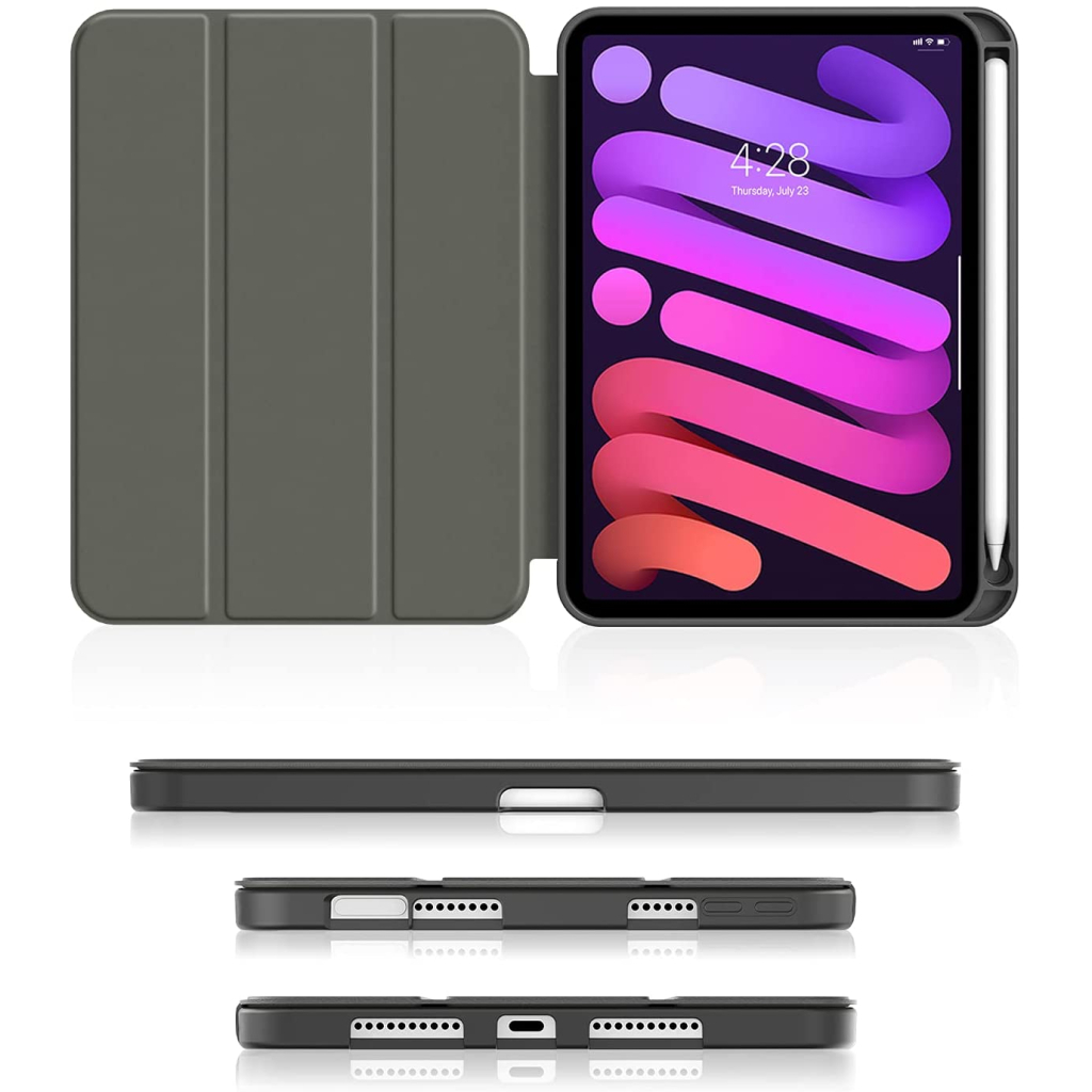 Чохол до планшета BeCover Direct Charge Pen with Apple Pencil Holder iPad Mini 7 2024 Black (712457) Чохол до планшета BeCover Direct Charge Pen with Apple Pencil Holder iPad Mini 7 2024 Black (712457)