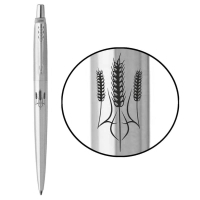 Ballpoint pen Parker JOTTER 17 UKRAINE SS CT BP Spike trident (16132_T059b)