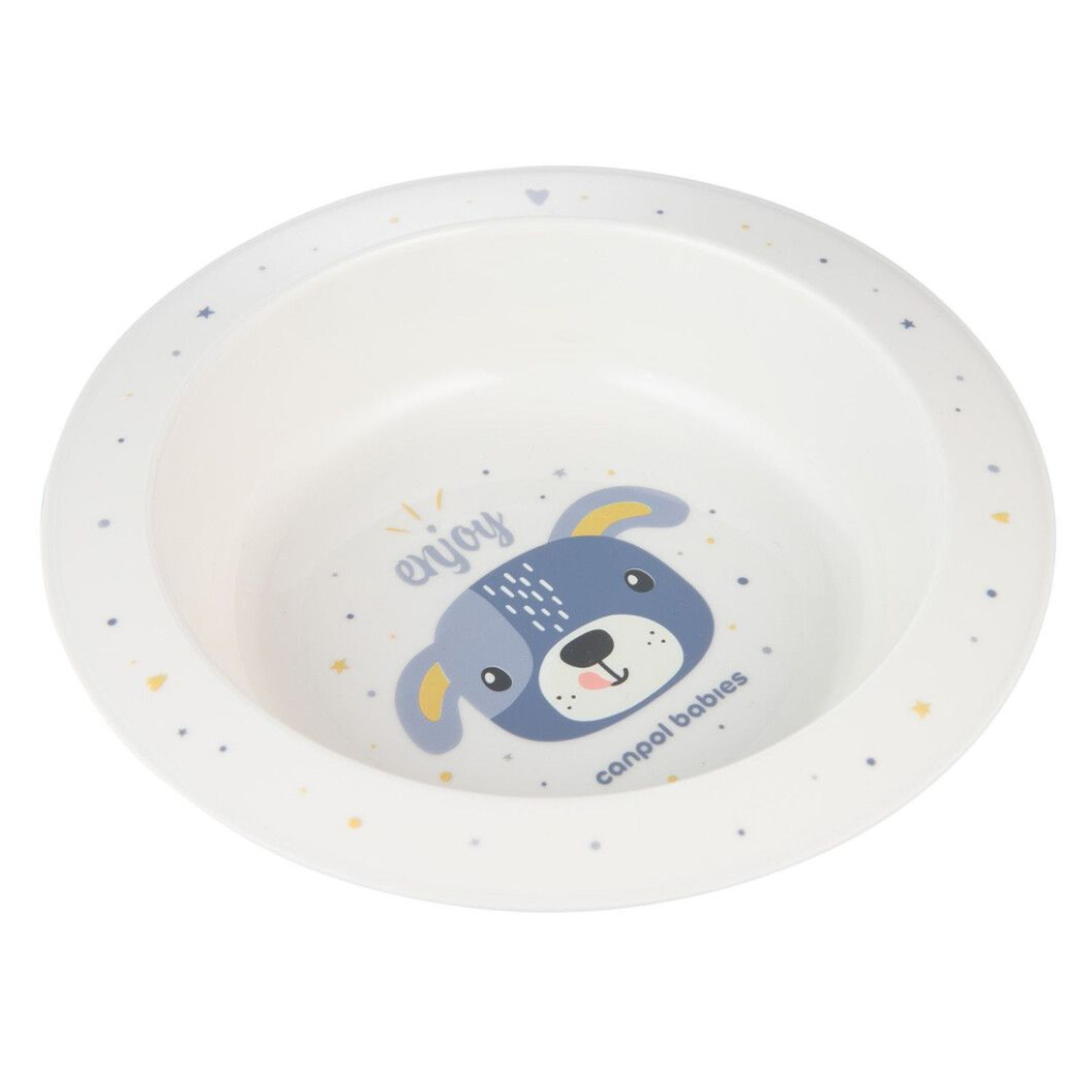 Тарілка дитяча Canpol babies CUTE ANIMALS мисочка пластикова, блакитна (4/412_blu2) Тарілка дитяча Canpol babies CUTE ANIMALS мисочка пластикова, блакитна (4/412_blu2)