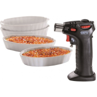 Kitchen accessory Gefu Set for caramelizing Creme Brulee CARMELLO 5 pieces (35360)