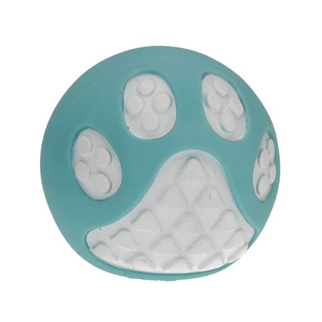 Іграшка для собак MISOKO&CO М'ячик з фрагментом лапки синій з білим 6.3 см (BEIRJ02724-BM)