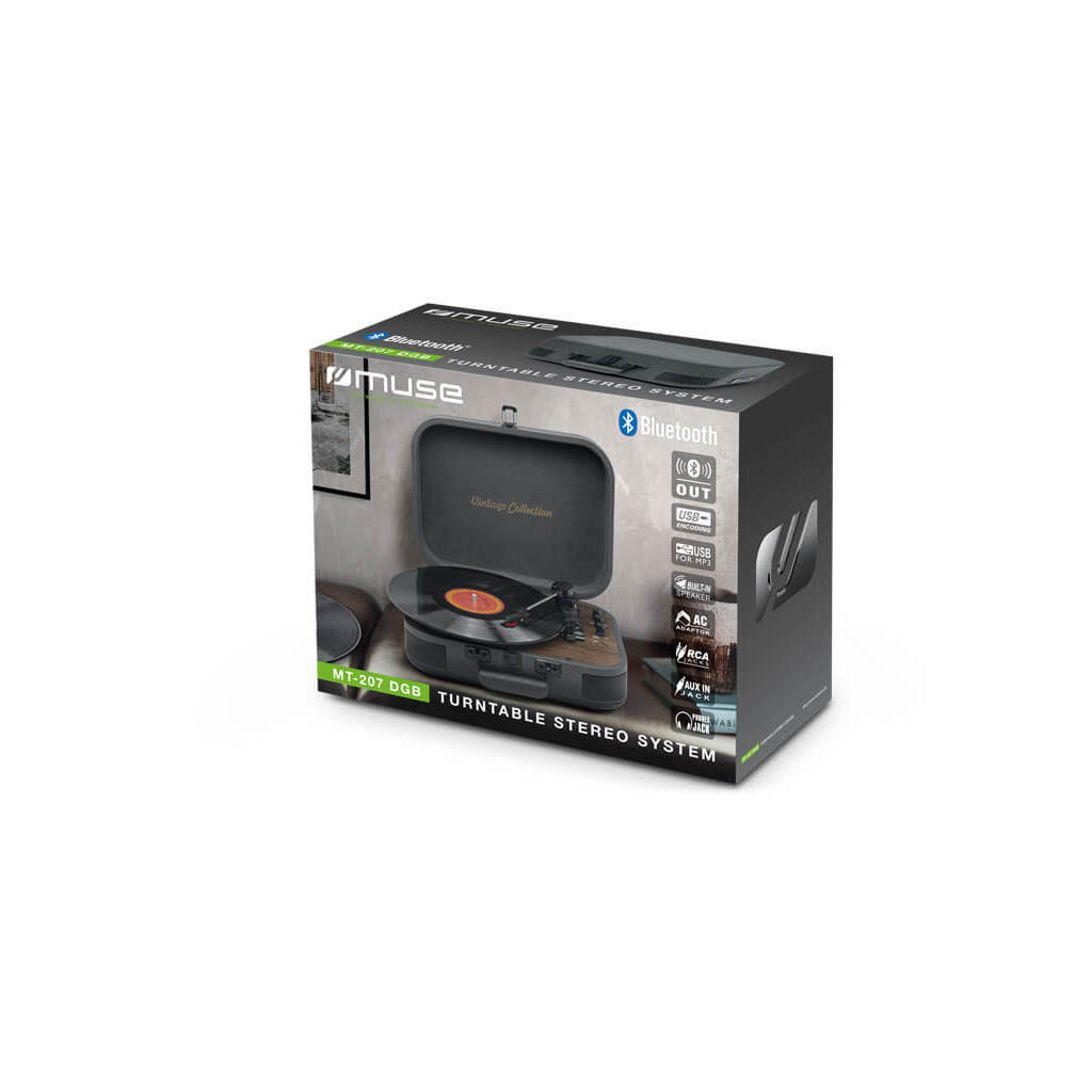 Програвач вінілу Muse MT-207 DGB