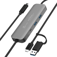 Hub J5create USB-C + USB A to 2xUSB + USB-C switch hub (JCH462-N)