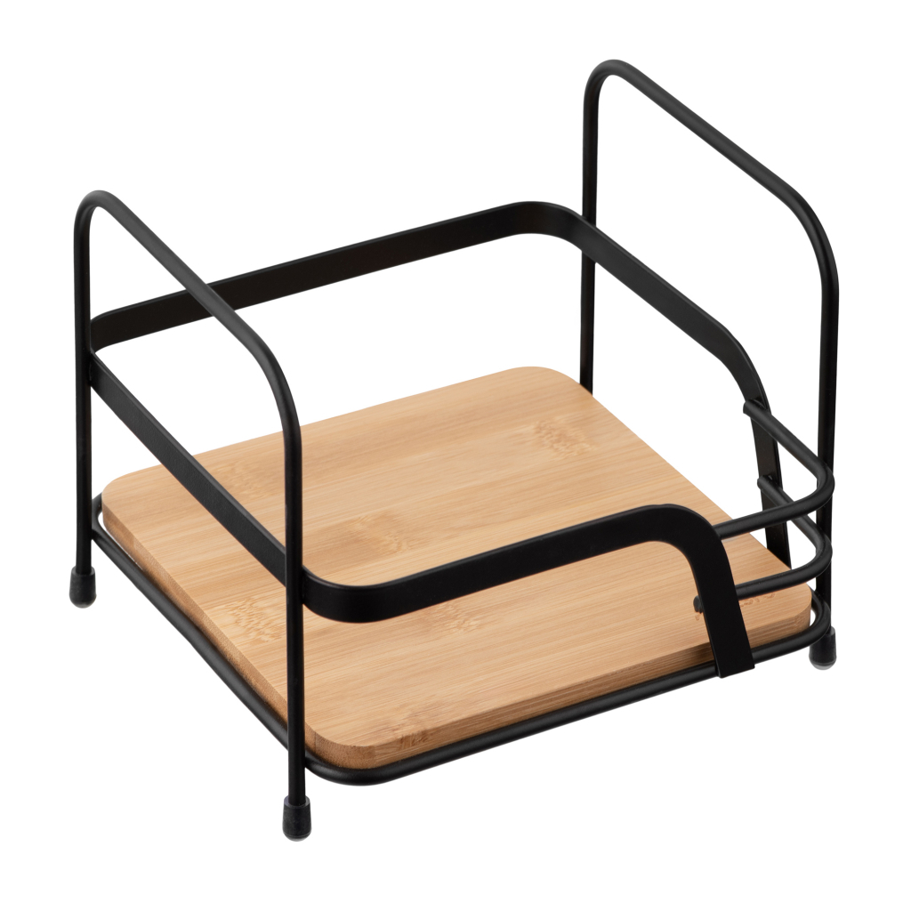 Полиця у ванну Ardesto Minimalism 1-ярусна Чорна (ARHK4501BB)