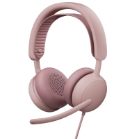 Навушники Logitech Zone Wired 2 USB Rose (981-001620)