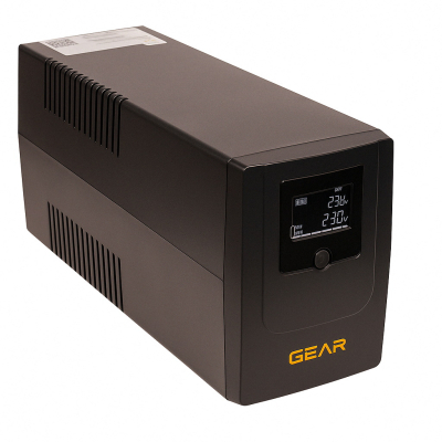 Пристрій безперебійного живлення GEAR GU-1000PLCD
