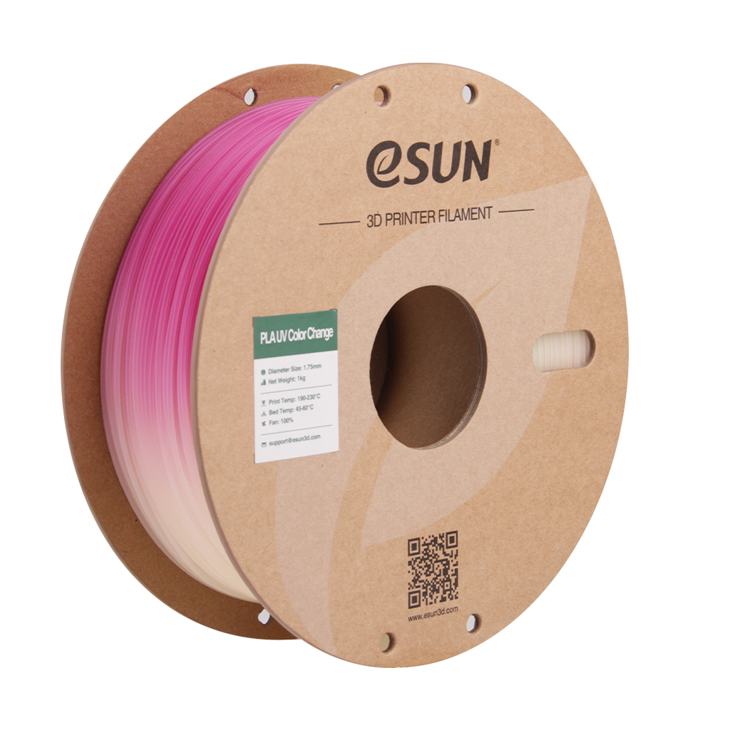 Пластик для 3D-принтера eSUN PLA UV 1,75mm 1kg Fuchsia (PLA-UV CC175UV-F1P1)