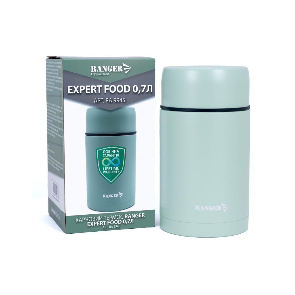 Термос Ranger Expert Food 0,7 L оливково-сірий (RA9945) Термос Ranger Expert Food 0,7 L оливково-сірий (RA9945)