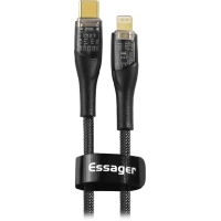 Дата кабель USB-C to Lightning 1.0m 3A black Essager (EXCTL-XJ01-P)