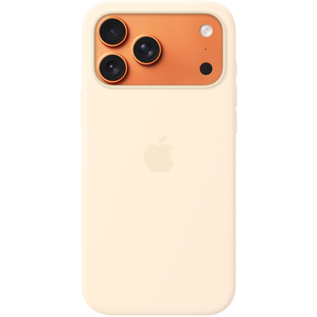 Чохол до мобільного телефона Apple Silicone Case with MagSafe iPhone 17 Pro Max Vanilla (A3560) (MHW54ZM/A) Чохол до мобільного телефона Apple Silicone Case with MagSafe iPhone 17 Pro Max Vanilla (A3560) (MHW54ZM/A)