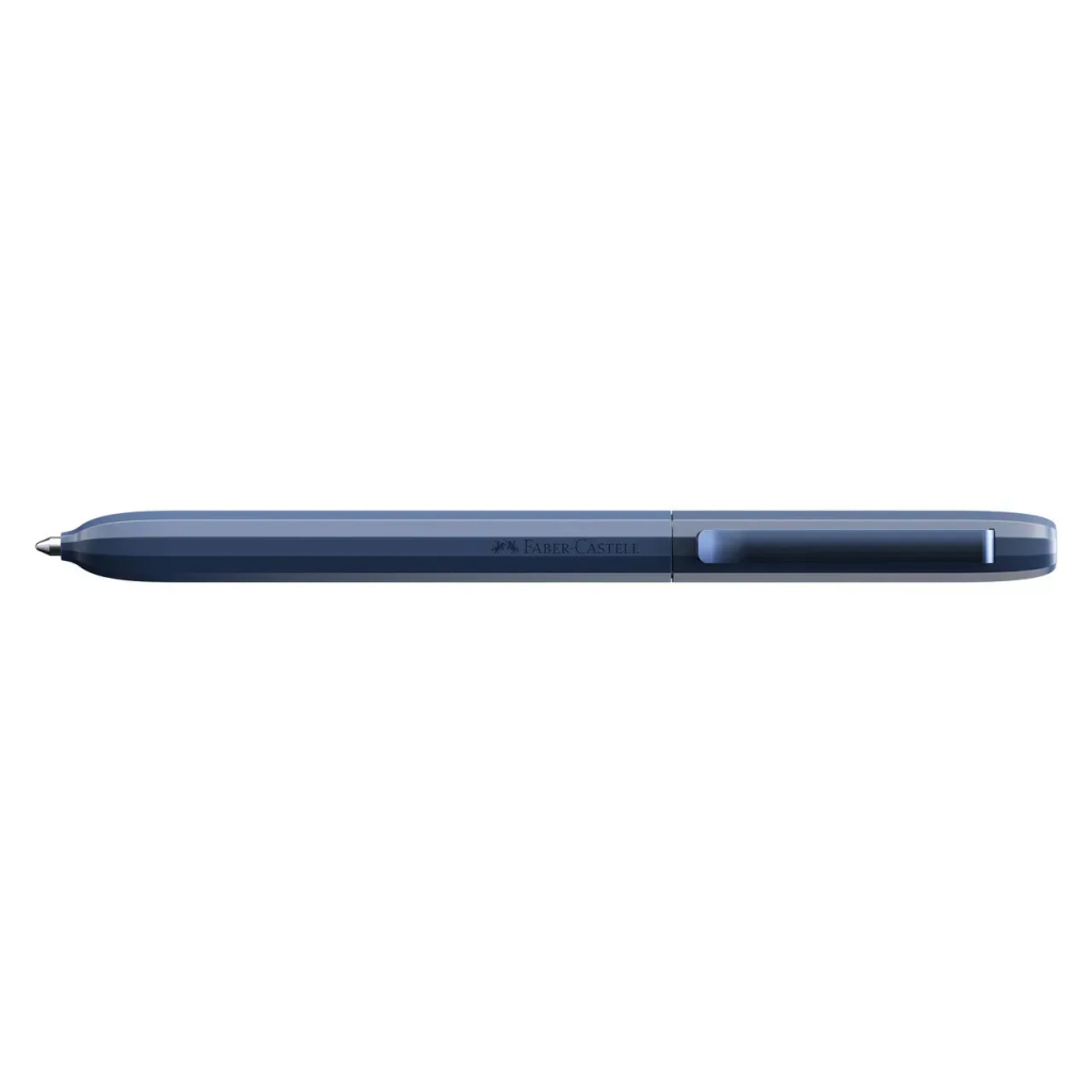 Ручка кулькова Faber-Castell поворотна серії AVORI Midnight Muse, колір корпусу темно-синій, синя М (0,7 мм) (33063)