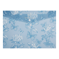 Folder - Buromax A4 envelope with a button, GLADE ARABESKI, translucent, blue-gray (BM.3943-95)