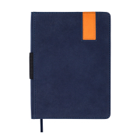 Buromax weekly undated VERONA, A5, blue, piece. leather 336 pages (BM.20150-02)