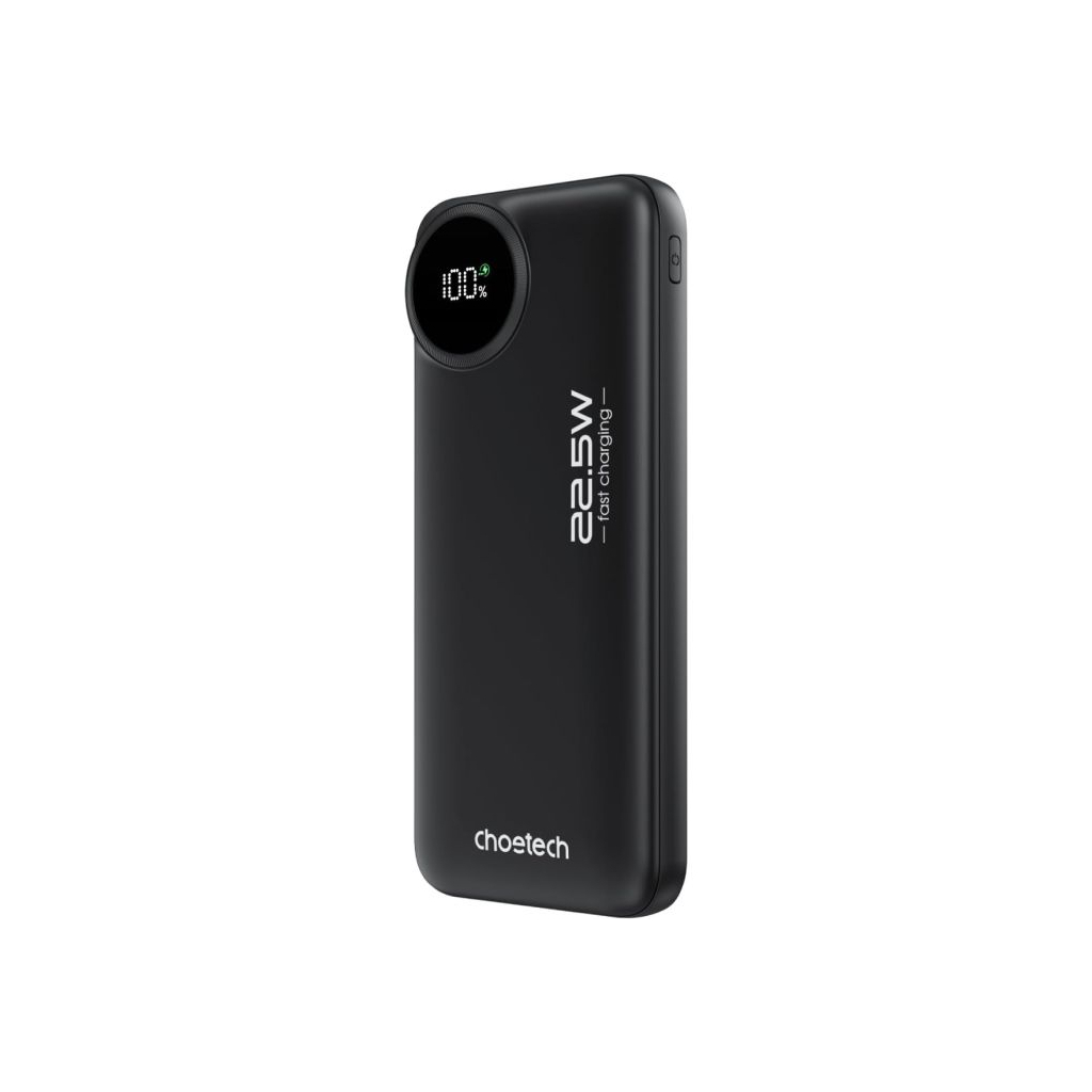 Батарея універсальна Choetech 10000mAh, 22.5W, PD, QC/3.0, Black (M15-B791-ACBK-NG)