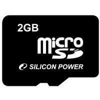 Карта пам'яті Silicon Power 2Gb microSD (SP002GBSDT000V10)