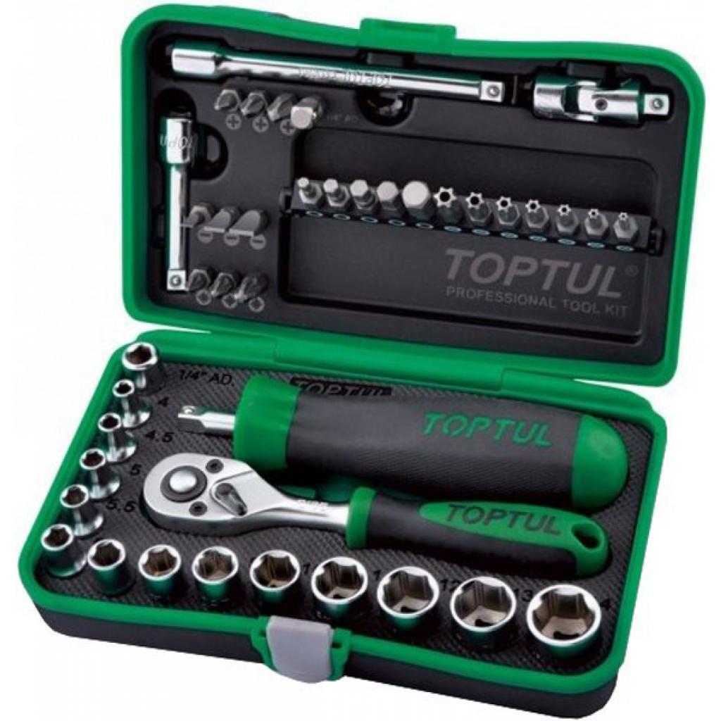 Набір інструментів Toptul професійний 1/4" 41од. (GADW4101) Набір інструментів Toptul професійний 1/4" 41од. (GADW4101)