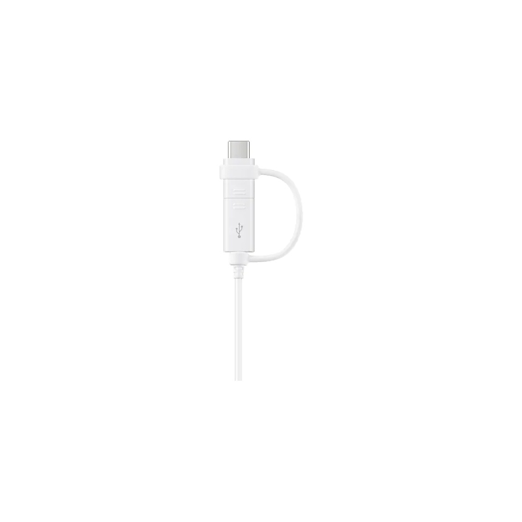 Дата кабель USB 2.0 AM to USB-C + Micro 5P 1.5m white Samsung (EP-DG930DWEGRU)