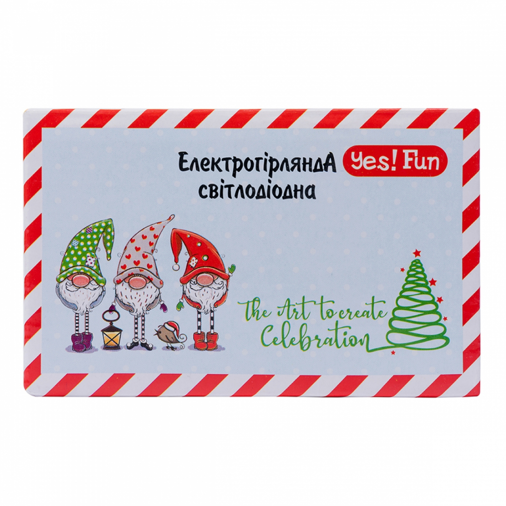 Гірлянда YES! Fun LED Christmas time 100 ламп, блакитна, 5м. 8 режимів (801151)