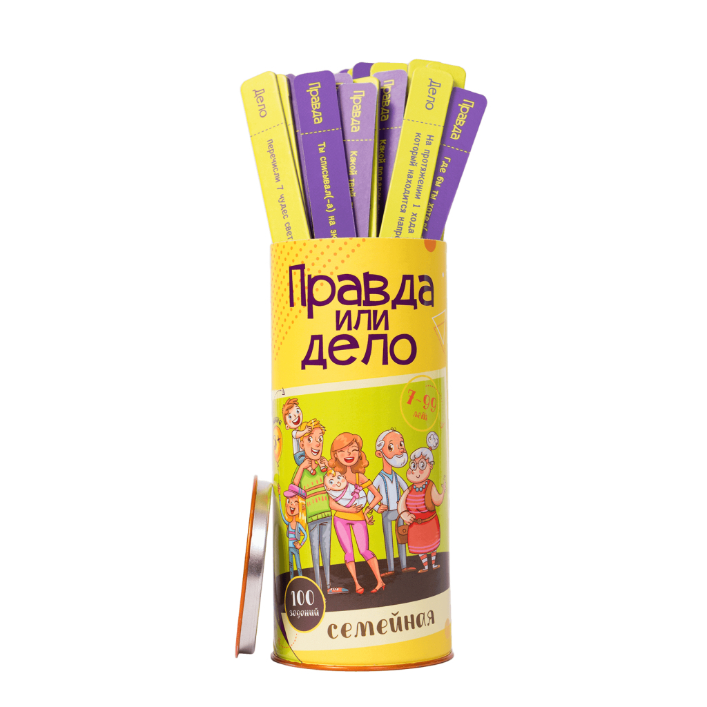 Настільна гра Fun Games Shop Правда чи Справа: Сімейна, російська (FGS10) Настільна гра Fun Games Shop Правда чи Справа: Сімейна, російська (FGS10)