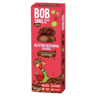 Candy Bob Snail Apple-strawberry in milk chocolate 30 g (4820219341321)