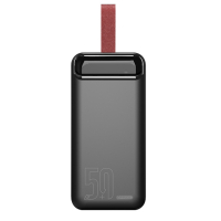 Батарея універсальна Proda PD-P97 50000 mAh, Type-C/micro-USB 2A input, 2*USB 2A output, w Torch (PRD-PD-97-BK)