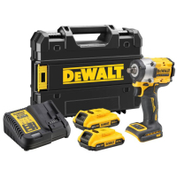 Screwdriver DeWALT 18 V XR Li-lon, 406 Nm, 2 Ah, 2 batteries, ZP, TSTAK (DCF921D2T)