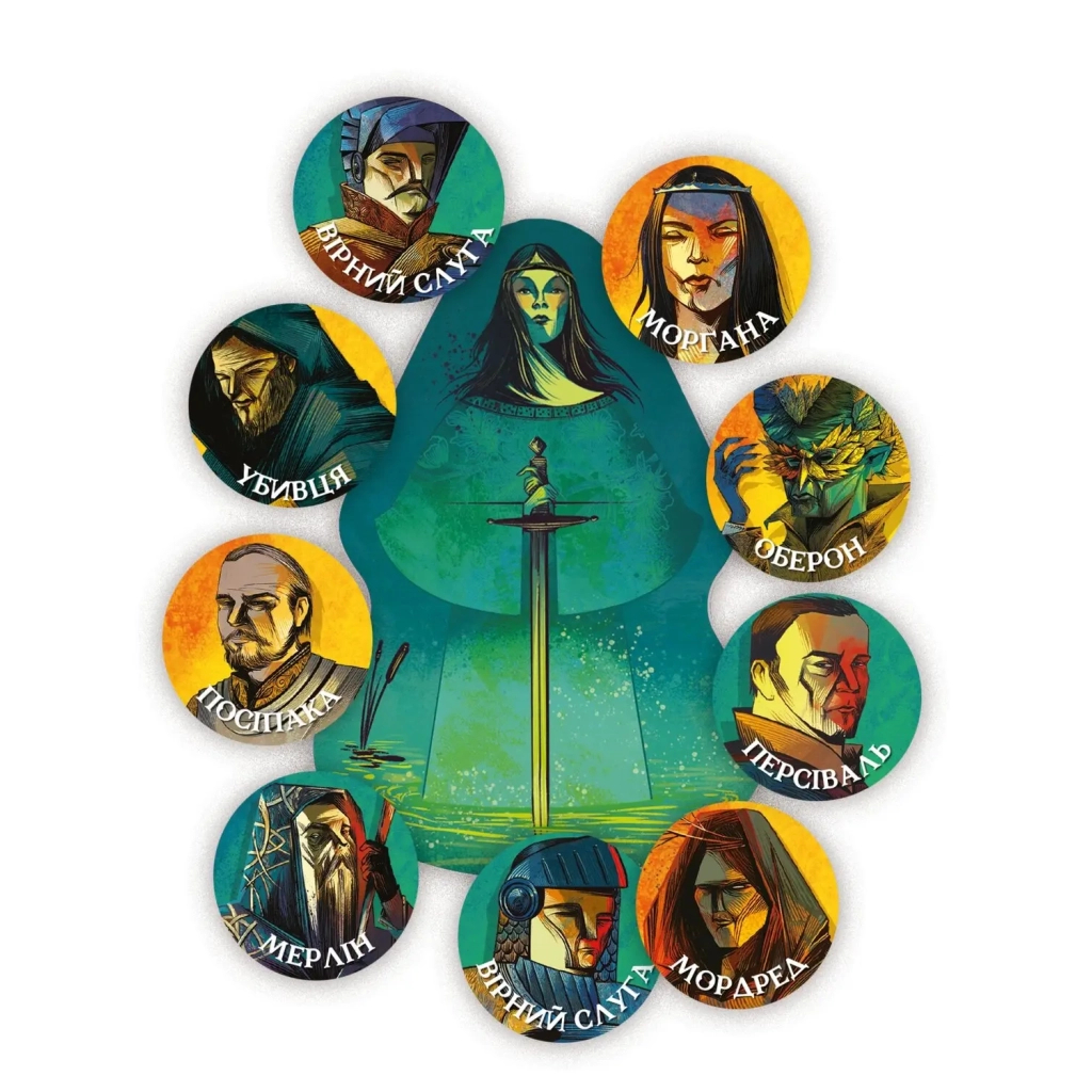 Настільна гра Geekach Games Авалон. Нова версія (Avalon) (GKCH110ARN) Настільна гра Geekach Games Авалон. Нова версія (Avalon) (GKCH110ARN)