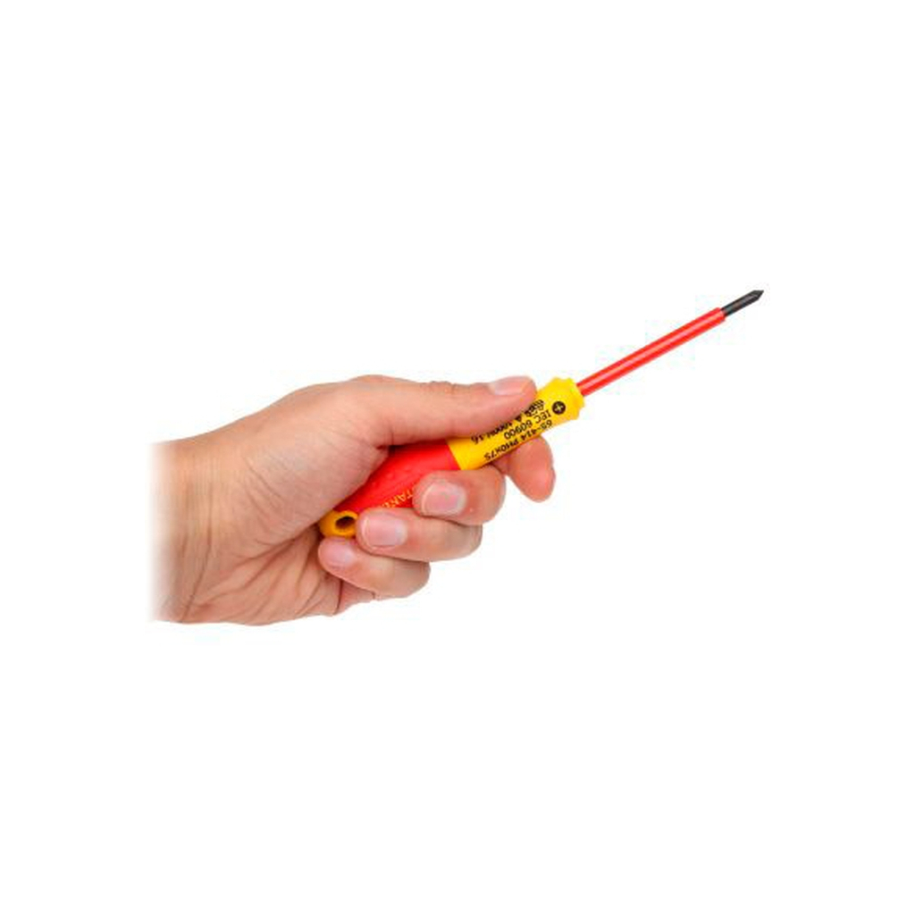 Викрутка Stanley електрика FatMax VDE 1000V ізольована із жалом під шліц Ph0х75мм (0-65-414) Викрутка Stanley електрика FatMax VDE 1000V ізольована із жалом під шліц Ph0х75мм (0-65-414)