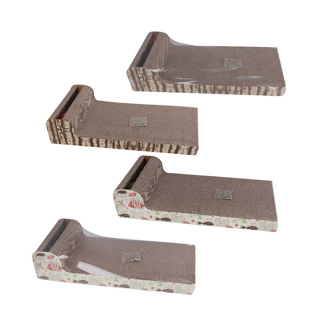 Дряпка (кігтеточка) для котів Eastland Лежак з котячою м'ятою 52x21x12 cм (6970115703186)