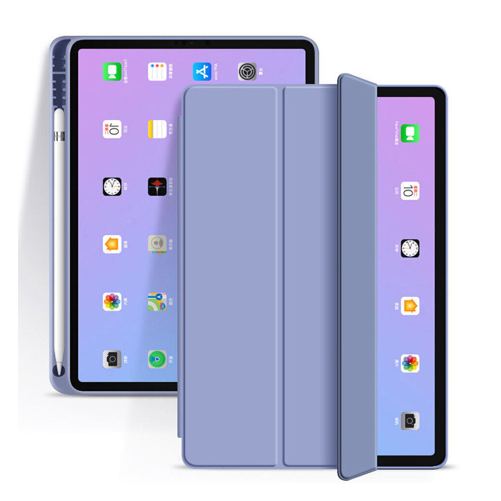 Чохол до планшета BeCover Tri Fold Soft TPU mount Apple Pencil Apple iPad 10.9" 2022/24/11" 2025 Purple (708463)