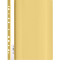 Economix A4 Light quick-stitch folder with perforation, yellow (E38504-05)