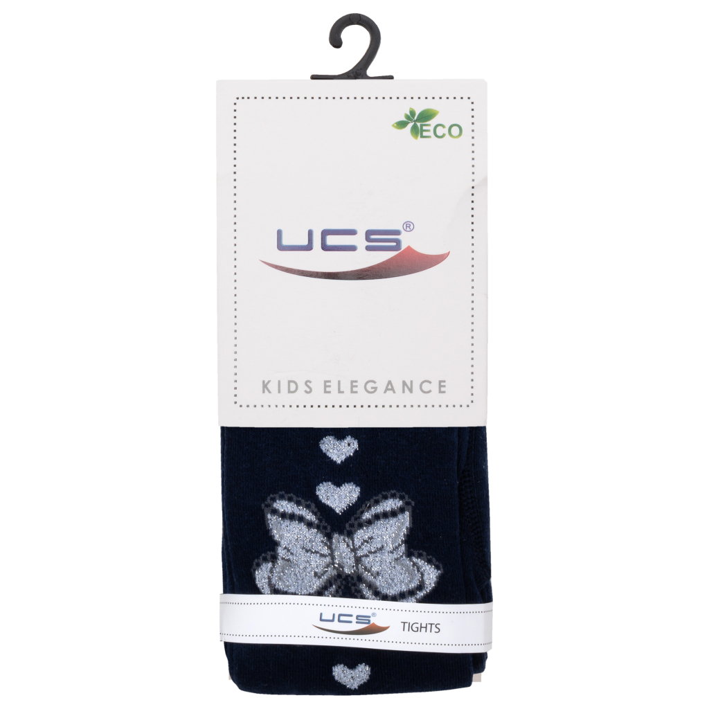 Колготки дитячі UCS Socks з бантом (M0C0301-2192-146G-blue)