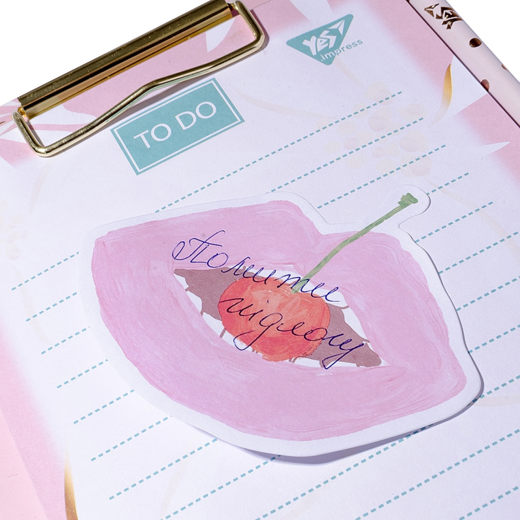 Папір для нотаток Yes з липким шаром фігурний Fancy 40 аркушів (170280)