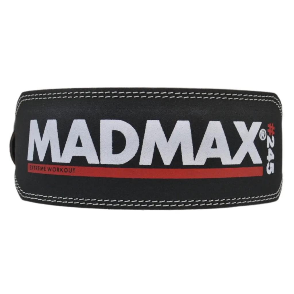 Атлетичний пояс MadMax MFB-245 Full leather шкіряний Black S (MFB-245_S)