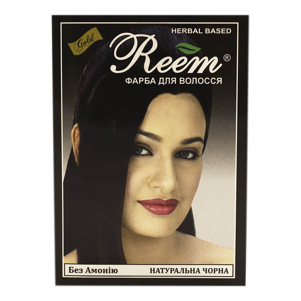 Фарба для волосся Reem Gold Чорна 60 г (8906029310064)