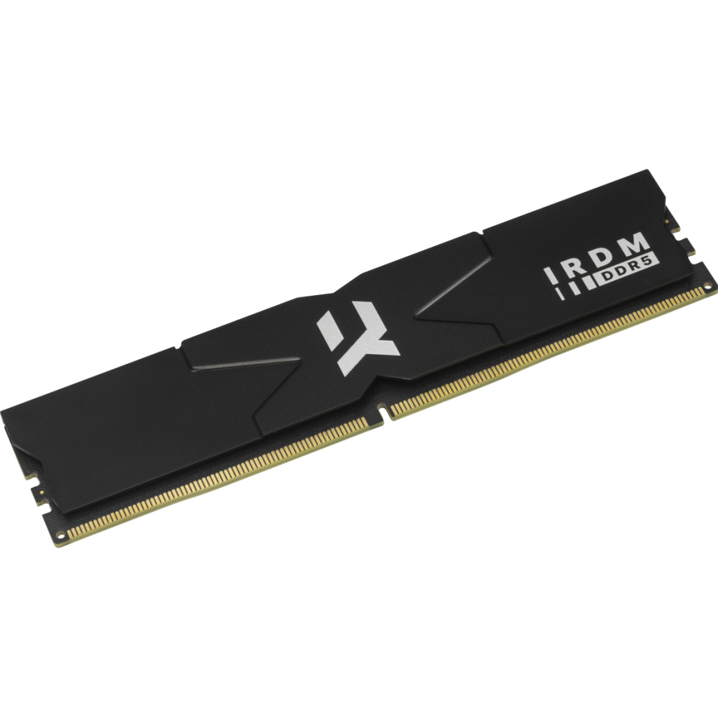 Модуль пам'яті для комп'ютера DDR5 32GB (2x16GB) 6800 MHz IRDM Black Goodram (IR-6800D564L34S/32GDC) Модуль пам'яті для комп'ютера DDR5 32GB (2x16GB) 6800 MHz IRDM Black Goodram (IR-6800D564L34S/32GDC)