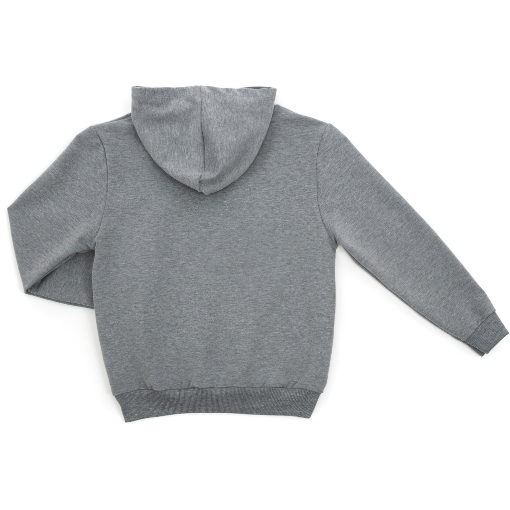 Кофта дитяча Breeze худі (19205-134B-gray)