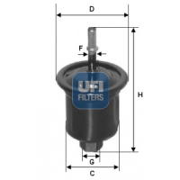 Fuel filter UFI 31.731.00
