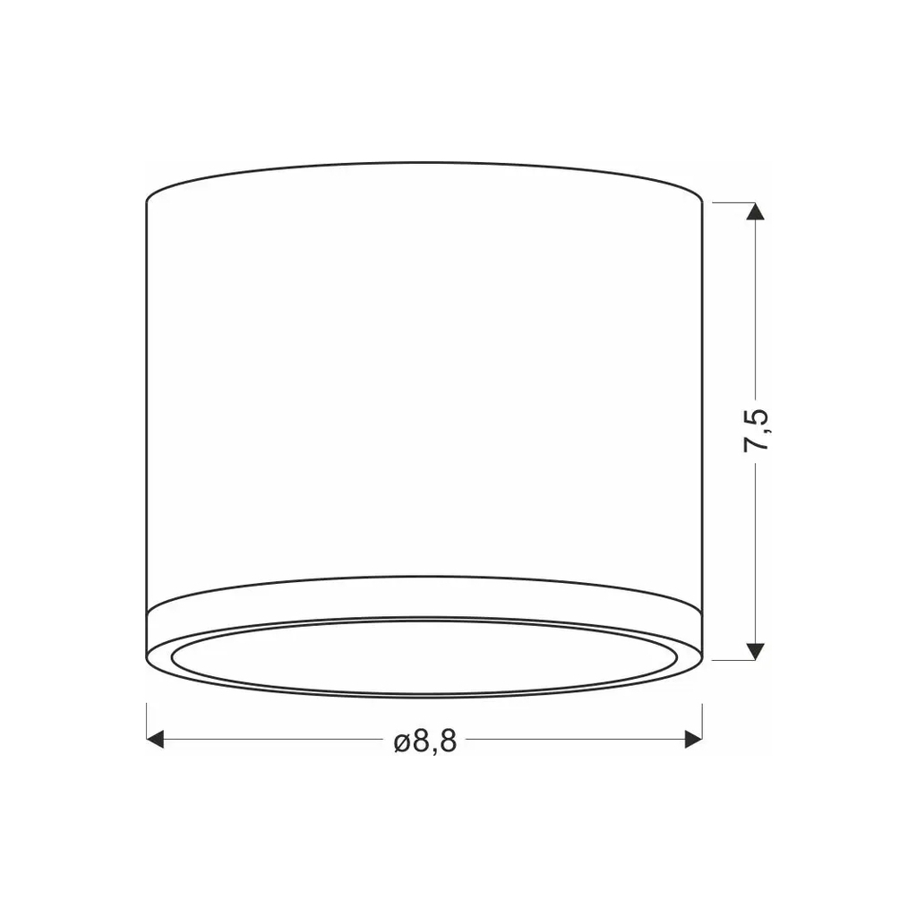 Світильник точковий Candellux 2275956 TUBA (2275956)