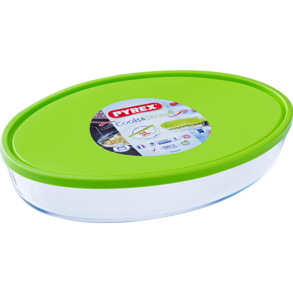 Форма для випікання Pyrex Cook Store овальна 35 х 24 х 6 см 3 л (346P002/7645) Форма для випікання Pyrex Cook Store овальна 35 х 24 х 6 см 3 л (346P002/7645)
