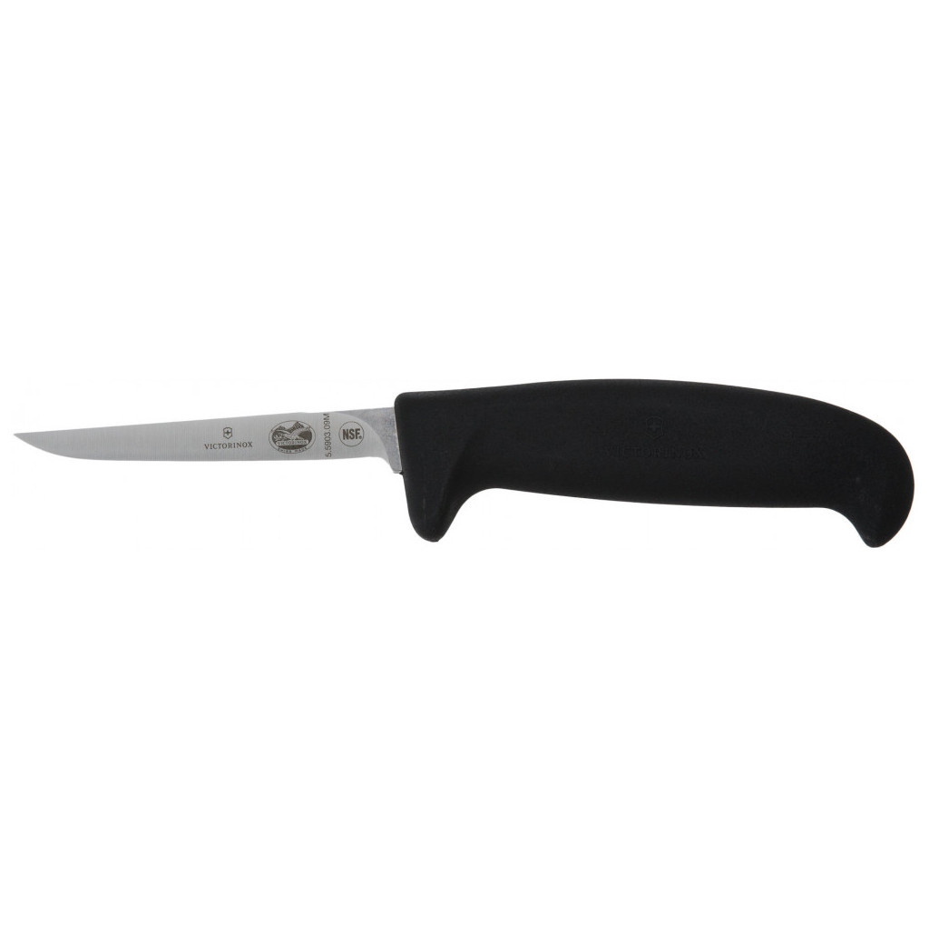 Кухонний ніж Victorinox Fibrox Poultry 9 см Medium Чорний (5.5903.09M)