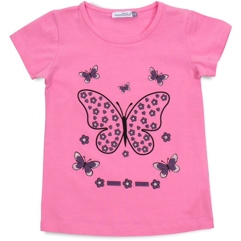 Піжама дитяча Matilda з метеликом (12247-3-116G-pink)